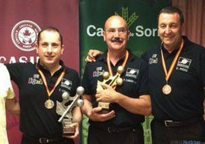 Cortés (izda.), Camarero y Pozo. / SN