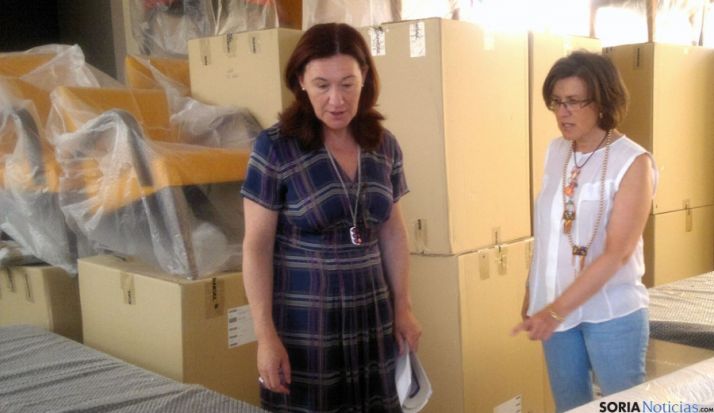 María José Heredia (izda.) y Marimar Angulo.