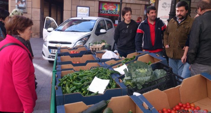 Puesto de Huertos de Soria en 2013. / SN