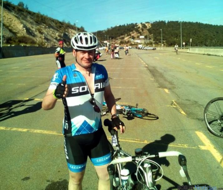 Daniel Löwe, en la carrera de Moralzarzal. / SN