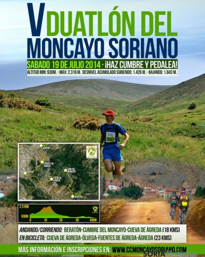 La prueba es a pie o en bicicleta de montaña.