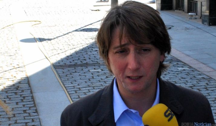 Mínguez este lunes en Mariano Granados. / SN