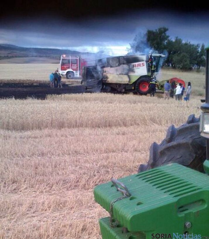 El fuego afectó a una pequeña superficie. / SN