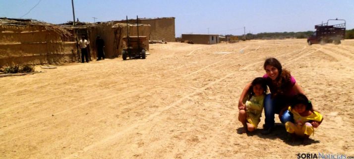 Una cooperante en Perú durante la edición de 2013. / Jta.