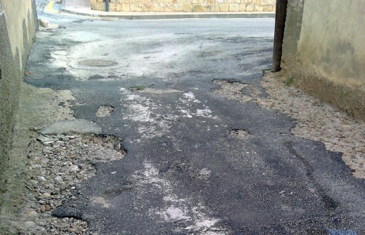 La calle Fraile en el casco antinguo de Almazán. / S,C. P.