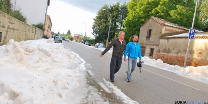 Granizada en Almazán