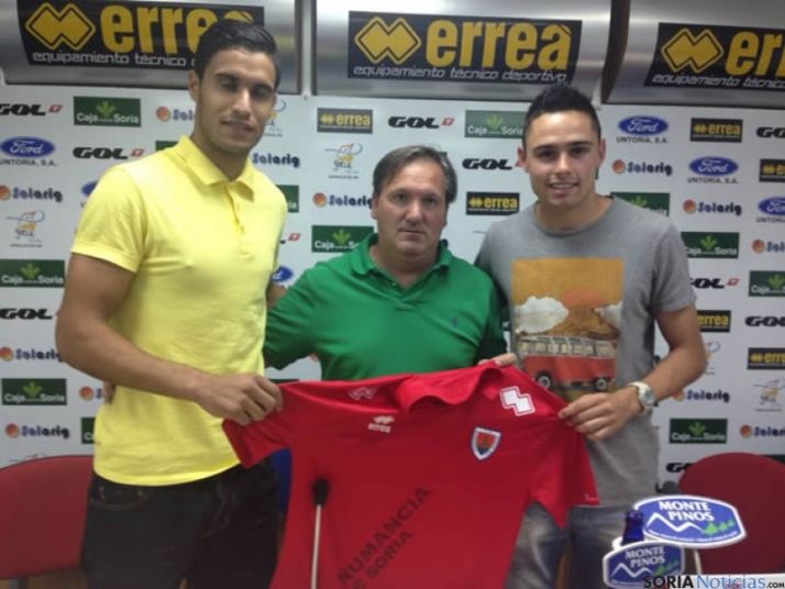Los nuevos jugadores con Eduardo Rubio