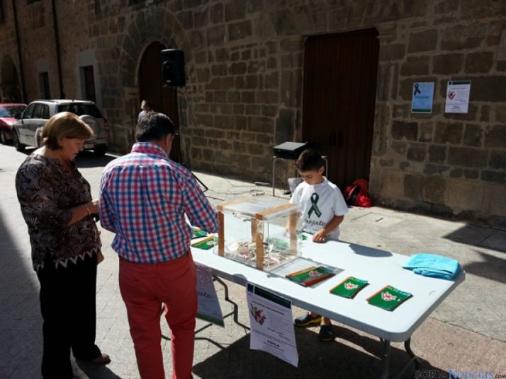 Instante del Ice Bucket Challenge en Ágreda