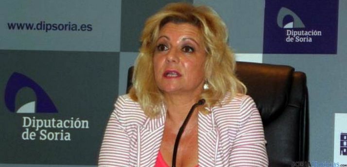 La vicepresidenta primera de la Diputación, Ascensión Pérez. / SN