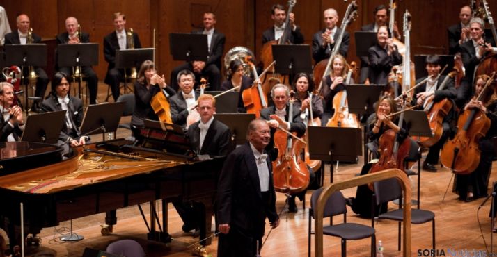 Rafael Frühbeck, en el Lincoln Center. / Maite H. Mateo