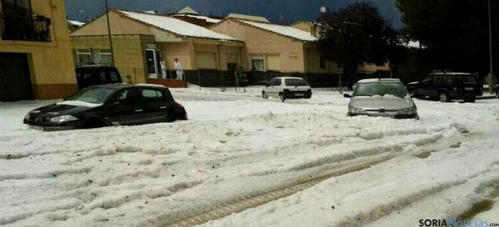 Granizada Almazán 2 de julio