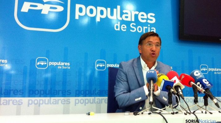 Gerardo Martínez, este jueves en rueda de prensa.