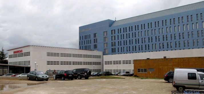 Vista parcial del hospital de Santa Bárbara. / SN