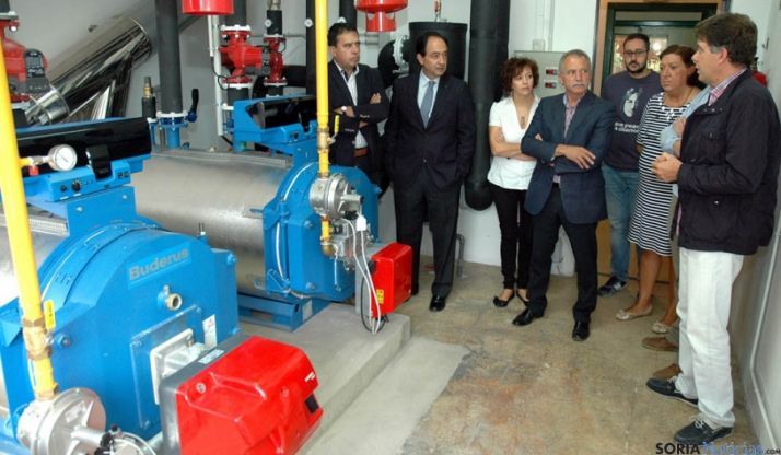 La nueva sala de calderas del instituto adnamantino. / Jta.