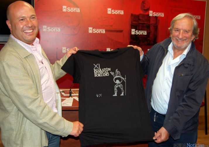 Aceña, (izda.) y Bárez este miércoles. / Ayto.