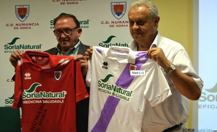 Presentación del nuevo patrocinador Soria Natural. / SN