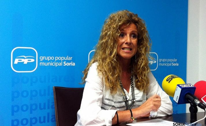 La concejal popular de Soria, Valentina Liso. 