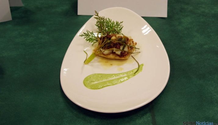 Perla de la Villa, representante de Almazán.