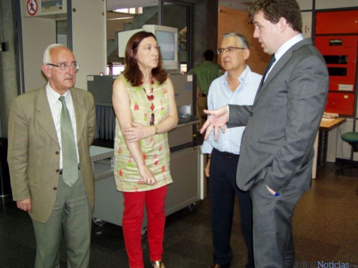 La subdelegada visita la Tesorería y el INSS