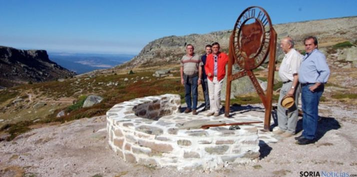 El presidente de la Diputación visita el nuevo mirador