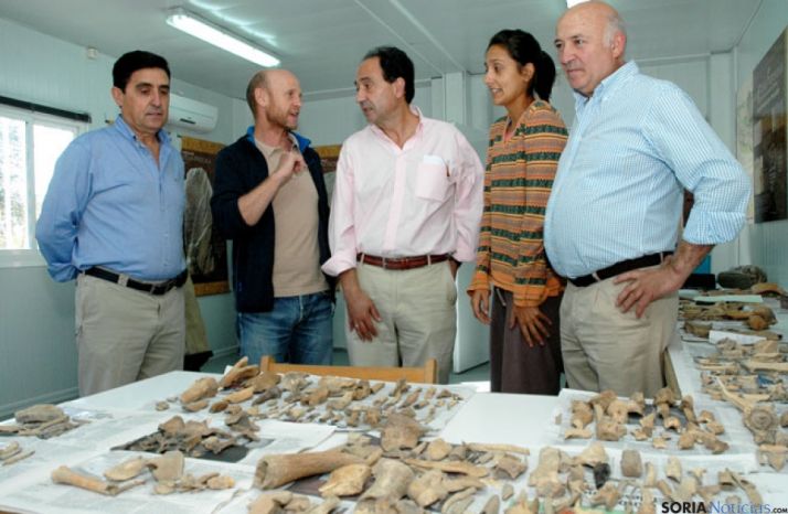 Objetos encontrados en la excavación