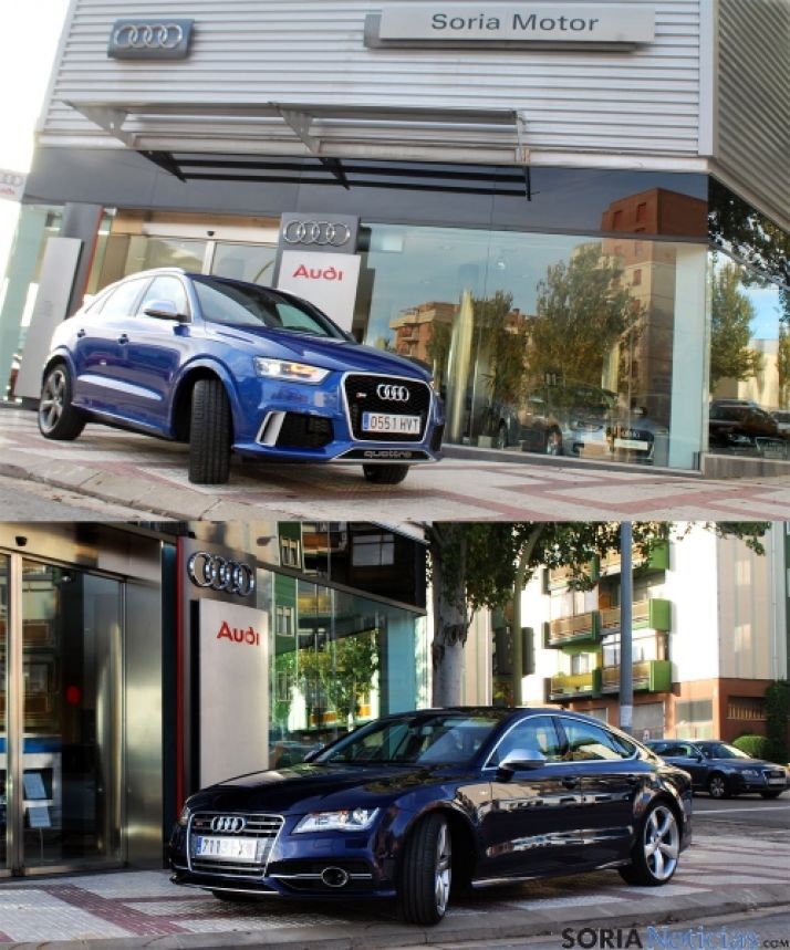 Los dos modelos, en Soria Motor. / SN