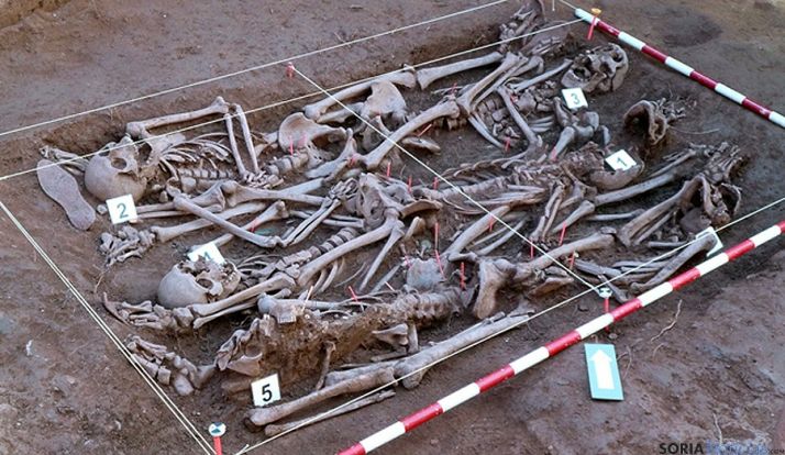 Uno de los enterramientos de fusilados en Barcones. / RyD