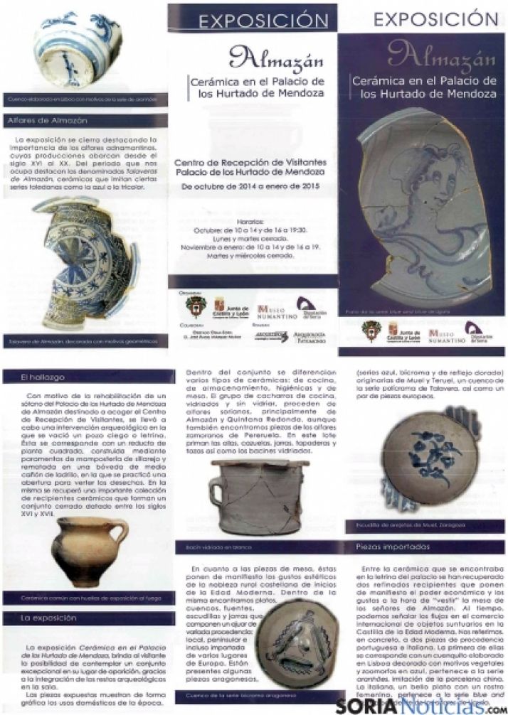 Folleto de la muestra adnamantina. 