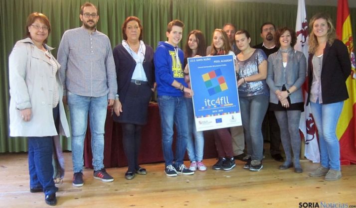 Recepción de los participantes del Comenius.