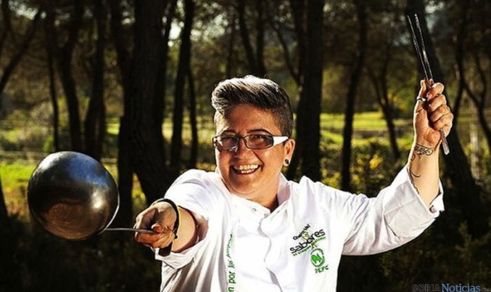 La chef agredana Charo Val. / Ch. V.