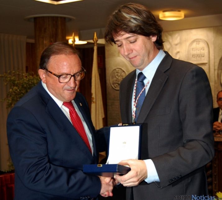 Rubio (izda.) y Mínguez este martes. / Ayto.