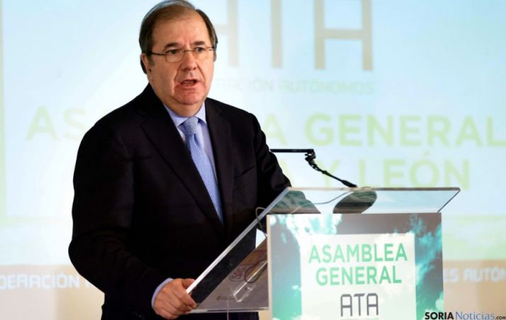 Herrera, en la asamblea de ATA este miércoles. / Jta.