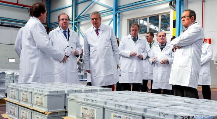 El presidente Herrera, este viernes en Burgos. / Jta.