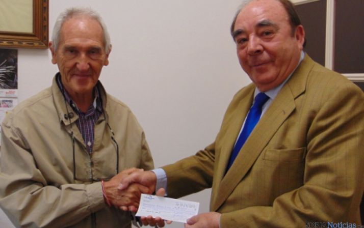 El Padre Olarán y Pedro Navalpotro.