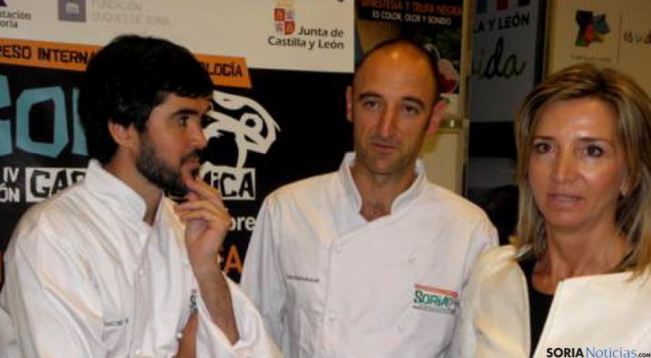 Oscar García, Luis M.Bartolomé y la Consejera Alicia García