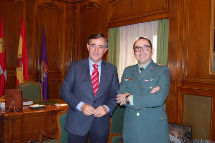 Pardo y el teniente coronel