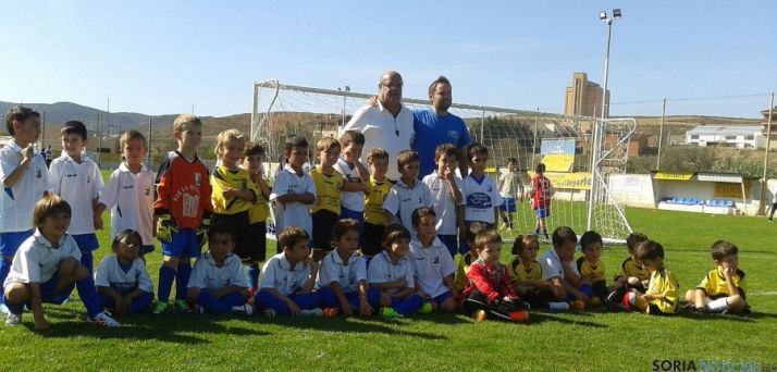 Los querubines, en una foto de familia. 