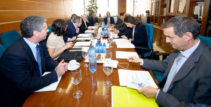 Miembros del grupo de trabajo este viernes. / Jta.