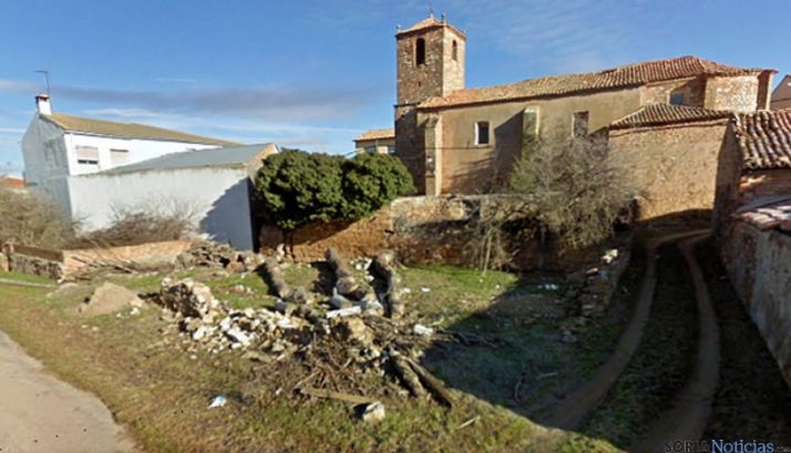 Vista parcial de Torrubia de Soria. 