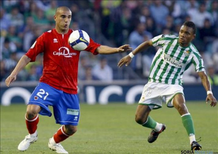 Aranda en su etapa en el Numancia