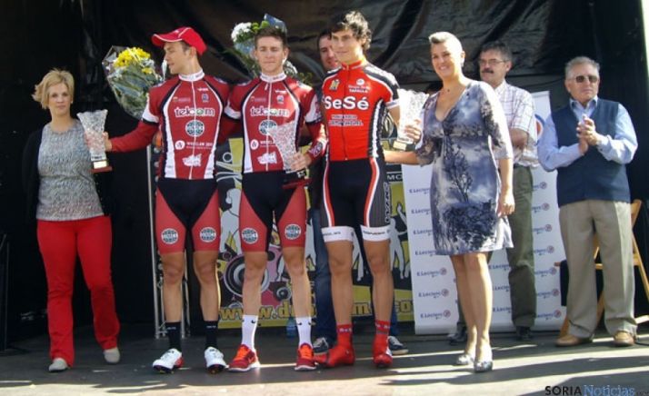 Podium de ganadores