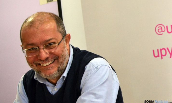 Paco Igea, este lunes en Soria. / SN