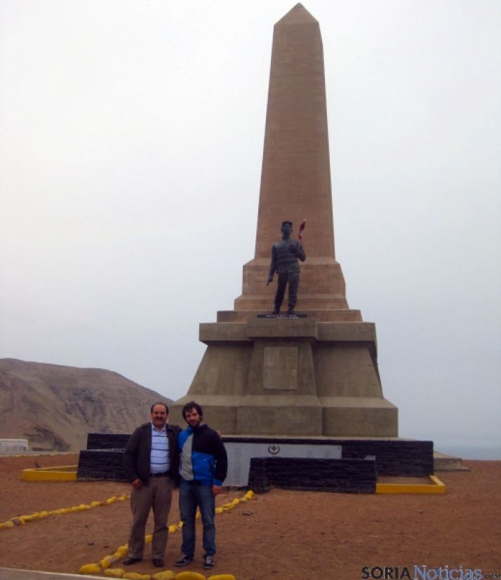 Antonio de Blas, en su estancia en Perú. 