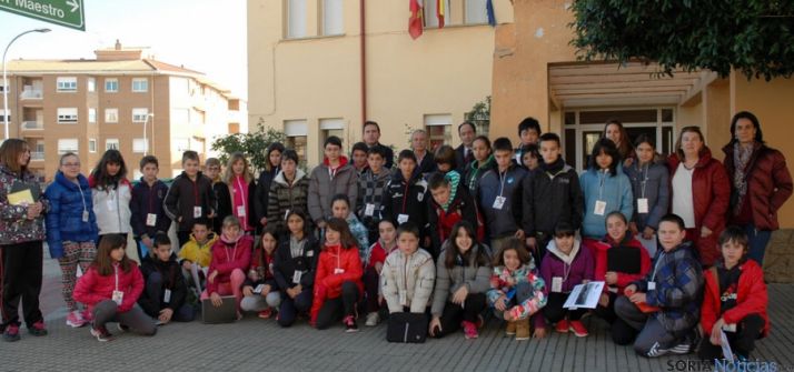 Alumnos del CRIE Bilingüe de Almazán. 