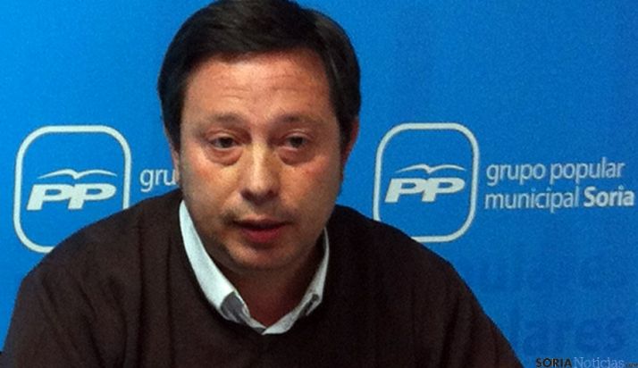 El concejal popular Adolfo Sainz. 