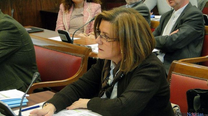 Marimar Angulo, en la Comisión de Hacienda del Senado. 