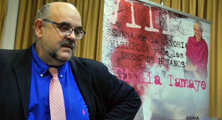 El sevretario de Amnistía Internacional en España, Esteban Beltrán este miércoles. / SN