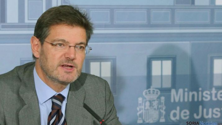 El ministro de Justicia, Rafael Catalá. 