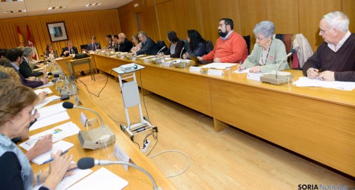 Consejo de Cooperación al Desarrollo. Eduardo Lallana, a la derecha. / Jta.