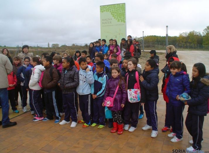 Los estudiantes, en Cuevas. 